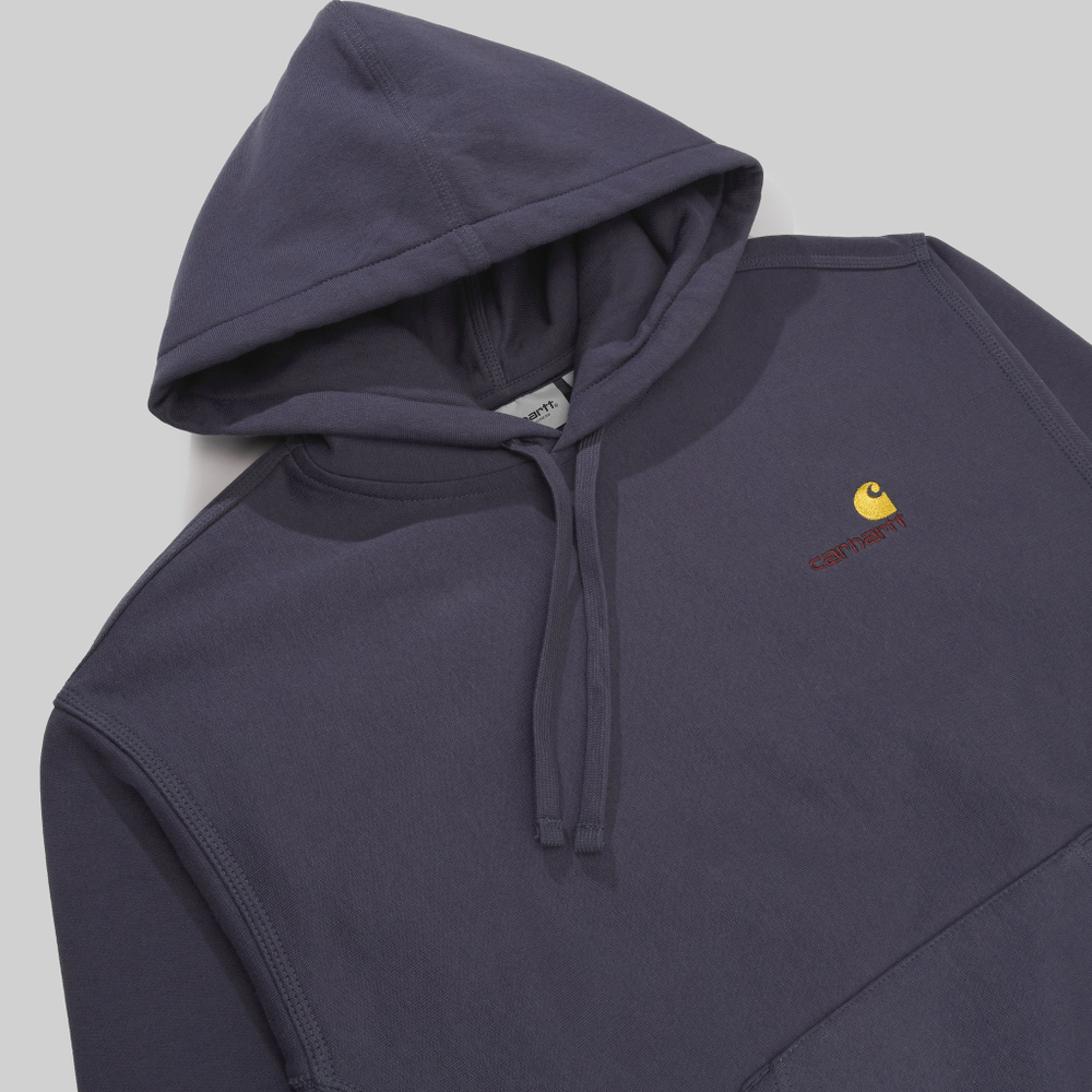 Толстовка мужская Carhartt WIP American Script Hooded - купить в магазине Dice с бесплатной доставкой по России