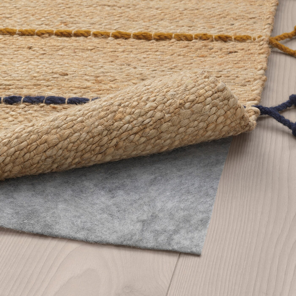 Безворсовый ковер IKEA RAKLEV (РАКЛЕВ), Джут, Светло-коричневый, 70х160 см