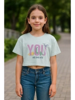 Футболка - топ для девочек
