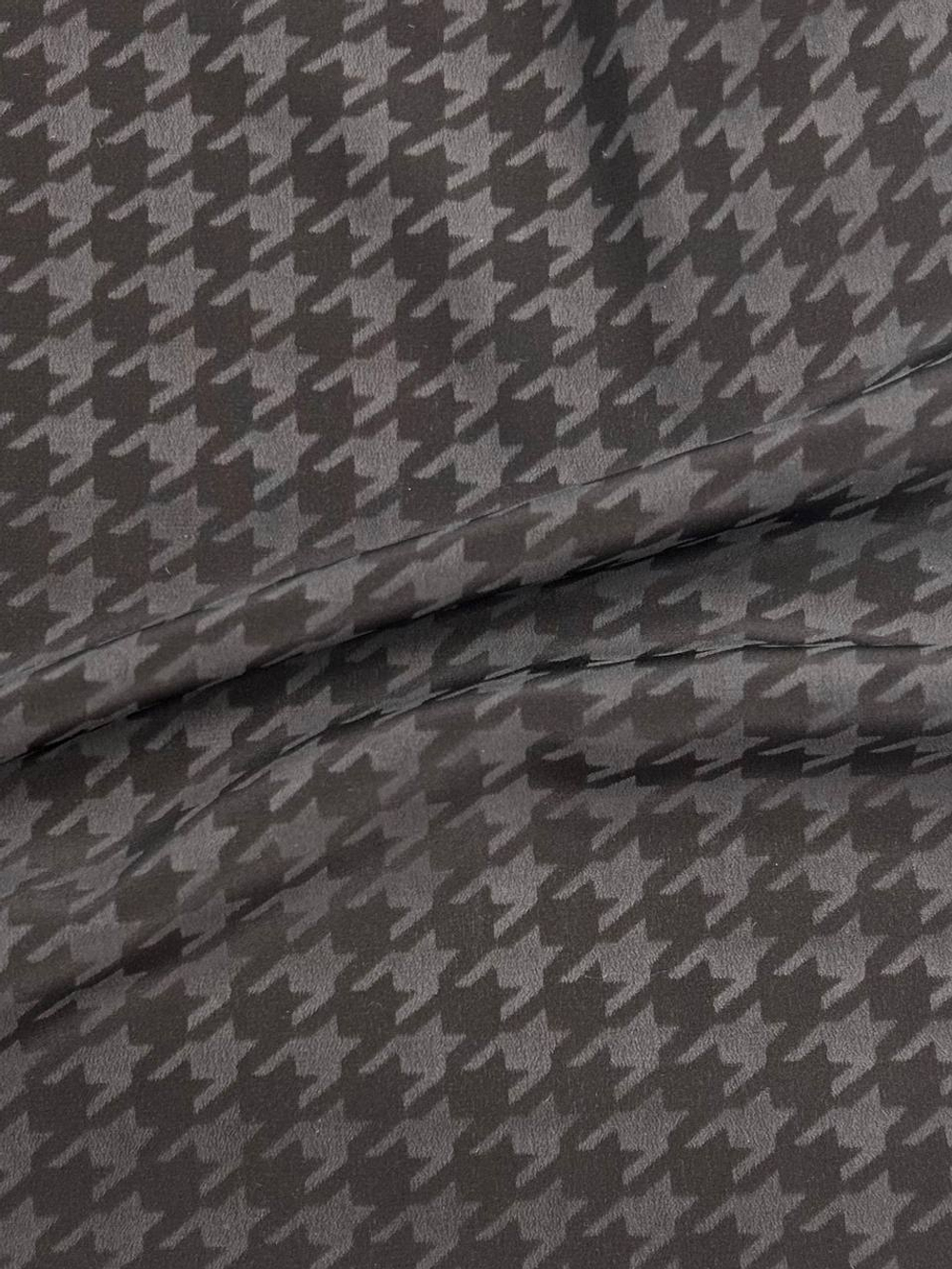 Шелк Max Mara черно-серый пье-де-пуль