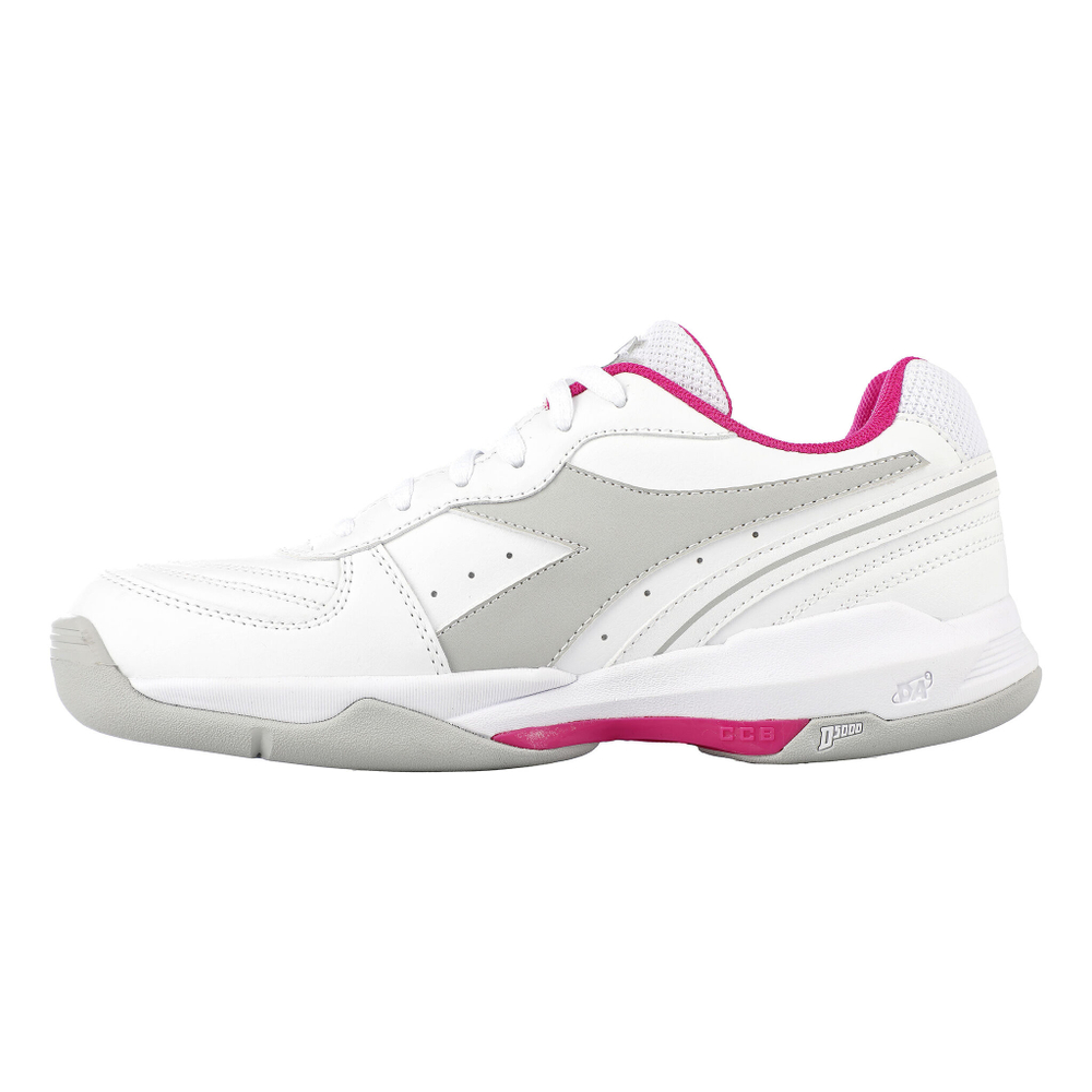 Женские теннисные кроссовки Diadora S.Challenge 4 SL Carpet Shoe Women - White, Grey