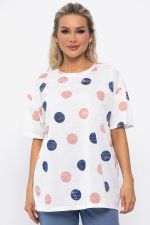 Блуза Тори (белая) Б13519-20М LT Collection