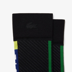 Теннисные носки Lacoste SPORT Compression Zones Long Tennis Socks 1P - черный