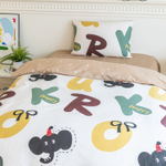 Комплект постельного белья на резинке Сатин Люкс KIDS 100% хлопок CDKR095