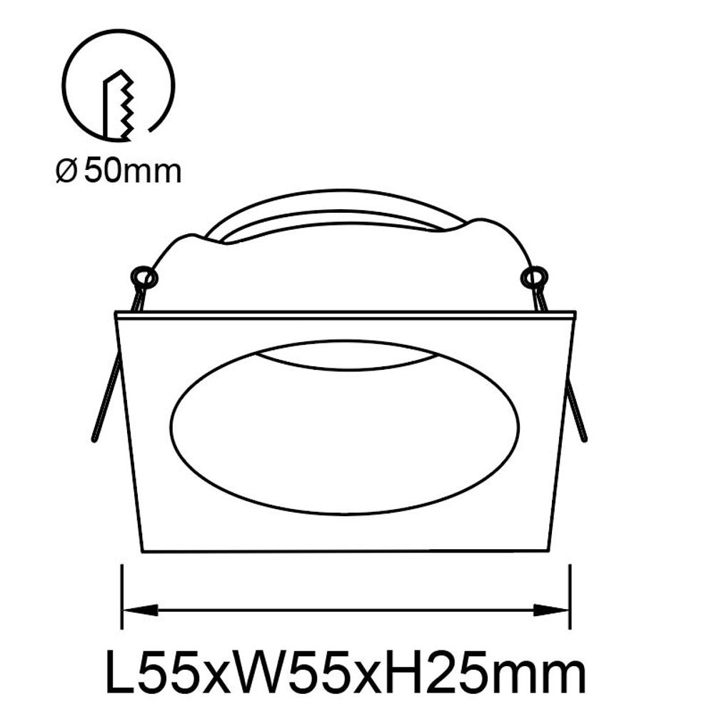 9169 Встраиваемый светильник ANTILLA