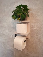 Держатель для туалетной бумаги с полками