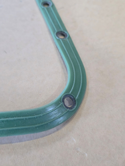 Прокладка поддона блока цилиндров (силикон) (740-1009040-001, 740.30-1009040-001)