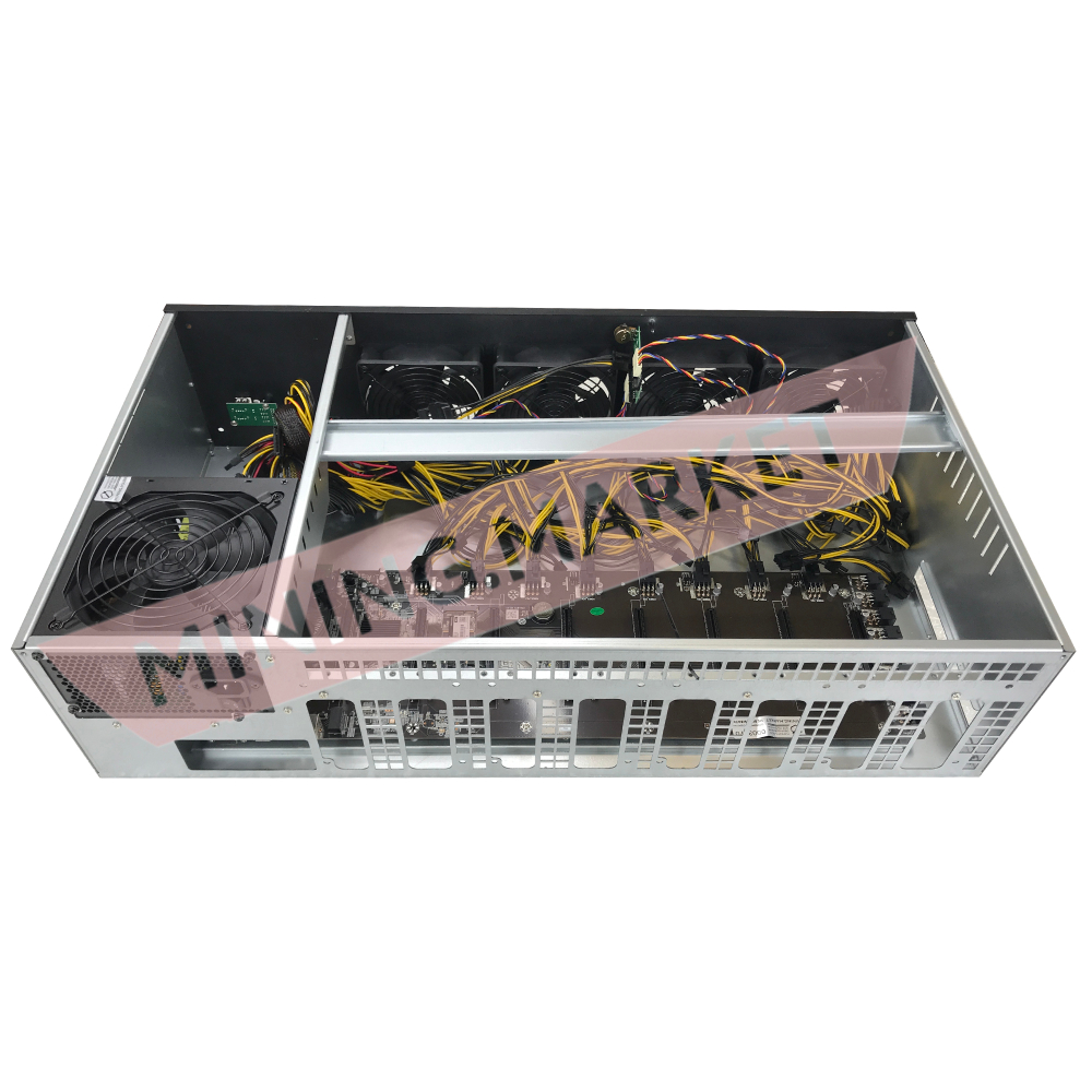 Тушка для майнинга на 8 видеокарт B85 Pro супер-тихая