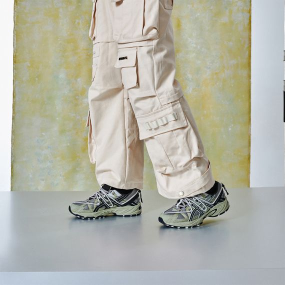 Asics Гель Kahana TR v2 Повседневная обувь Низкий Топ Зеленый-серый Унисекс