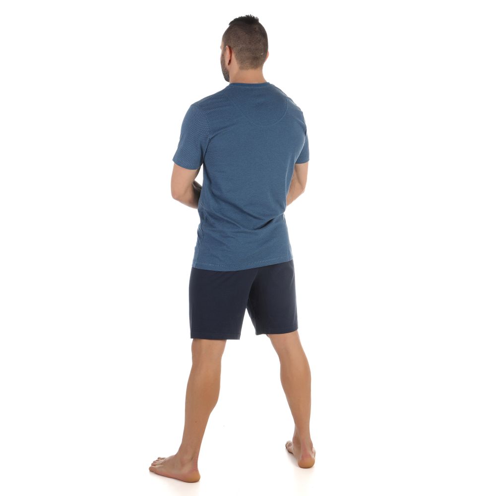 Мужской домашний комплект с шортами темно-синий Tom Tailor 70971/5608 626