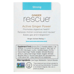 The Ginger People, Ginger Rescue, жевательные таблетки с имбирем, сильнодействующие, 24 таблетки, 15,6 г (0,55 унции)