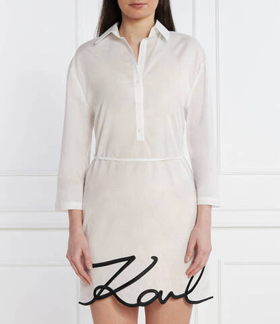 Платье signature Karl Lagerfeld - белый(240W2205)