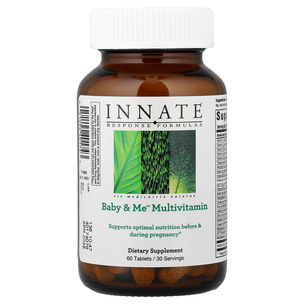 Innate Response Formulas, мультивитамины для Baby & Me™, 60 таблеток