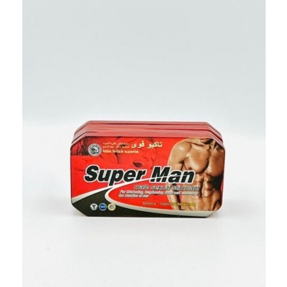 Возбуждающее средство для мужчин Super Man c витамином - (10 + 10)