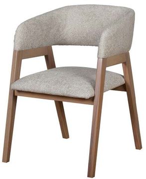 Стул P-01 / бежевая ткань / массив бука