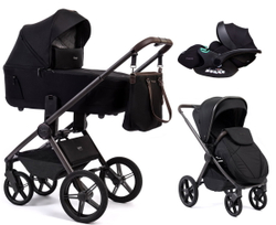 Детская коляска Peppy Monaco Thermo 3 в 1 с автокреслом Verona Black