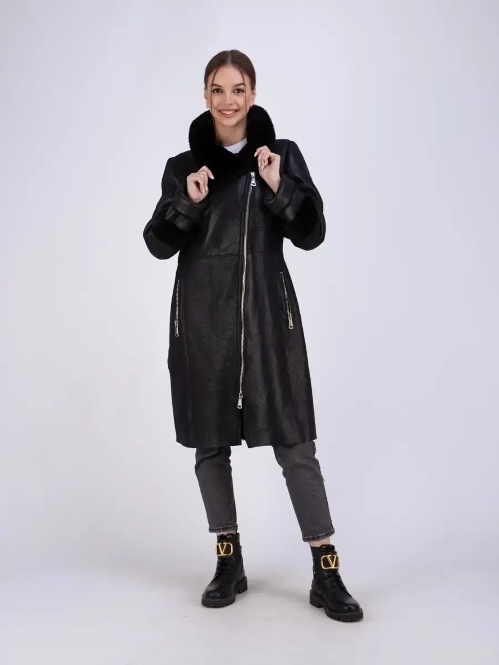 дубленка женская натуральная Турция