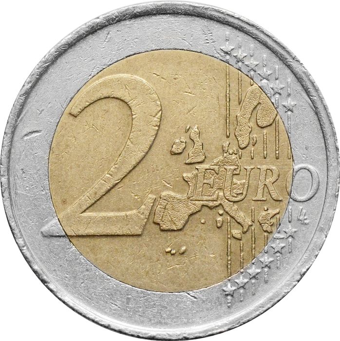 2 евро 2001 Нидерланды VF
