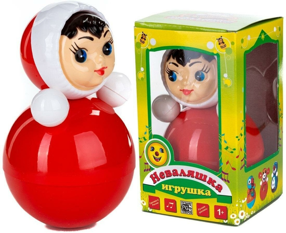 Муз. игрушка Неваляшка (в худ. упакет) 6С-001 15см