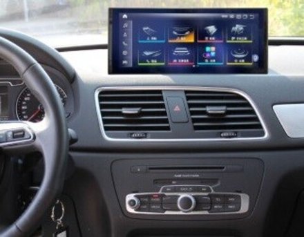 Магнитола Audi Q3 2011-2019 (без MMI) - Parafar PF1313Fa128/128 монитор 10.25" на Android 12, 8Гб+128Гб, CarPlay, 4G SIM-слот