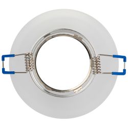 Светильник встраиваемый декоративный ЭРА DK105 WH под лампу MR16 GU5.3 белый