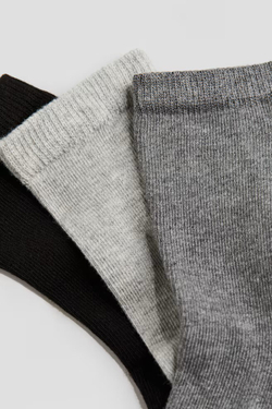 H&M Набор из десяти пар носков, серый
