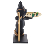 Фигурка декоративная с подносом Собака