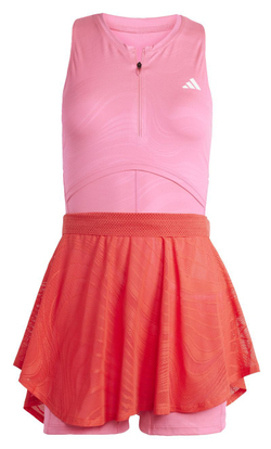 Теннисное платье Adidas Tennis Pro Onesie and Skirt - Розовый