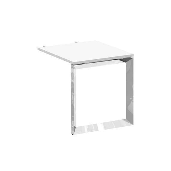 Onix Direct Lux Брифинг-приставка О-обр. м/к M-O.MO-BR-7 Белый Бриллиант/Нержавеющая Сталь/Хром 780*