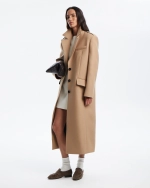 Пальто прямое, Бежевый