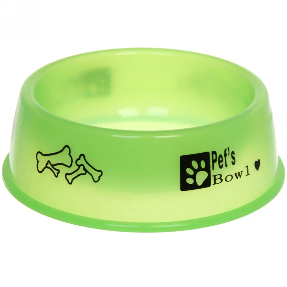 Миска пластиковая «Мр. Декстер», цвет зелёный, 15*5см /300мл