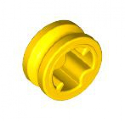 Lego Втулка 1/2 для оси гладкая (желтый) 4265c / 3212324 / 4239601 / 6271167
