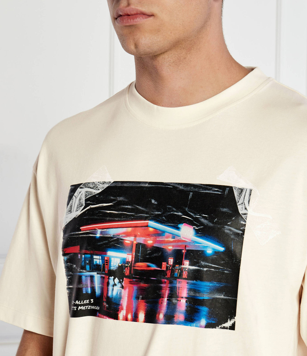 Футболка HUGO X RACING BULLS HUGO - экрю(50530069)