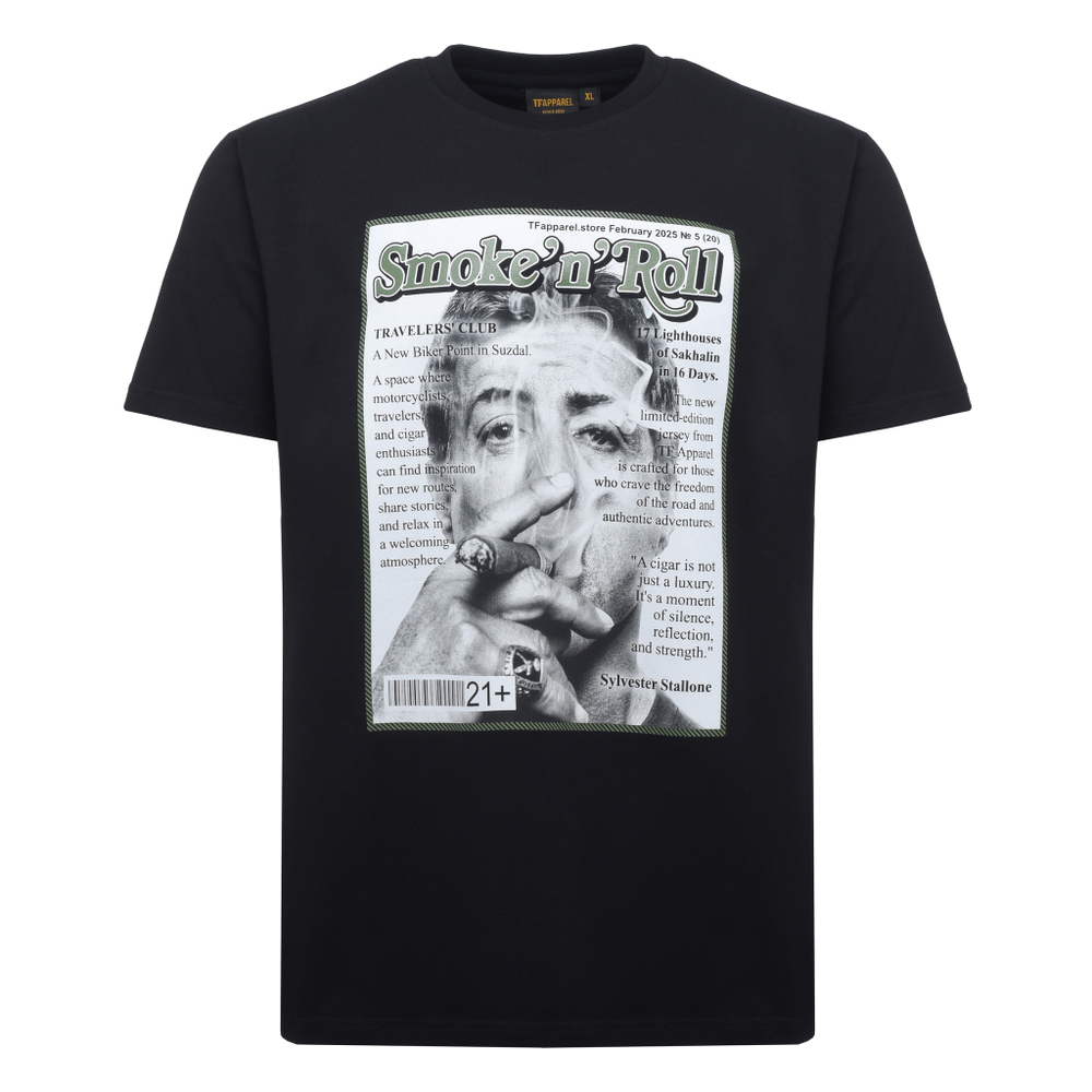 Футболка SMOKE_N_ROLLE SLY, черный