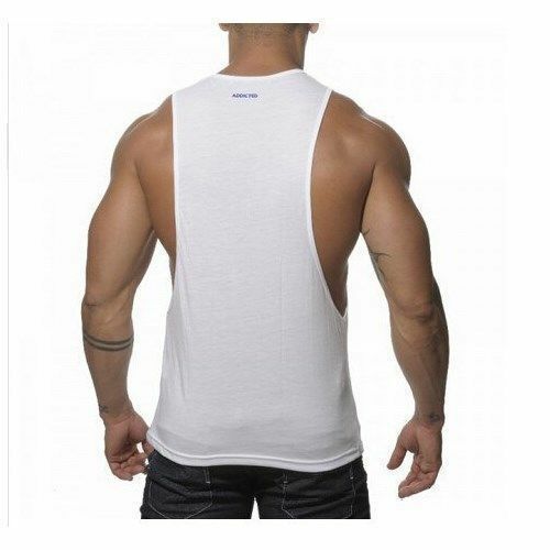 Мужская майка белая ADDICTED TANK-TOP White X-LARGE