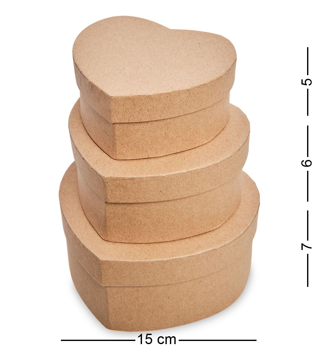 WG-114 Набор коробок из 3шт «Браун»