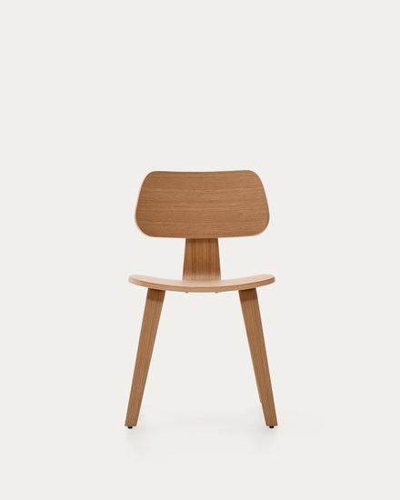 Стул Gena из дубового шпона и каучукового дерева Испания La Forma
