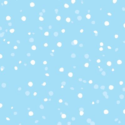 узор с падающим снегом на синем фоне.
