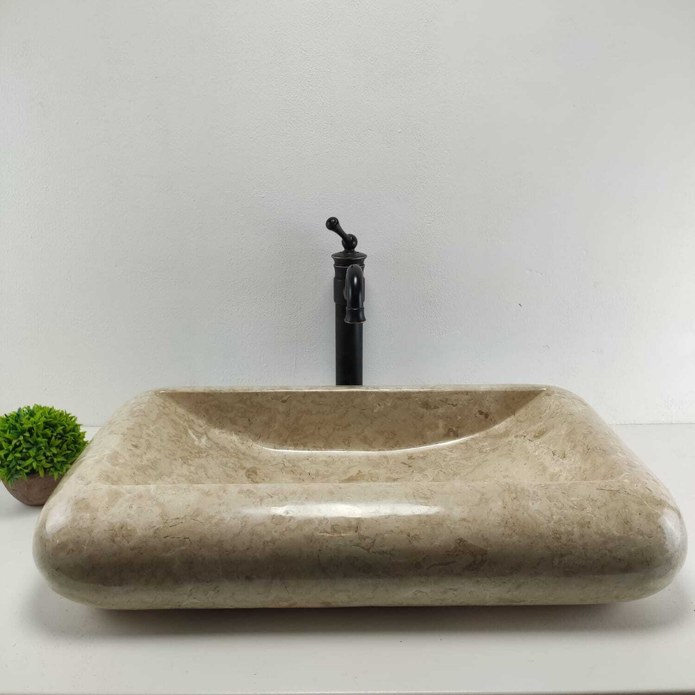 Раковина из мрамора Kotak Luncur bibir KL-60862 70*40*15