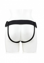 Кофейный реалистичный страпон-фаллопротез с мошонкой - 18 см. (Цвет: кофейный)