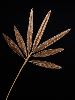 Веточка пальмы 58см ChristmasDeLuxe золото