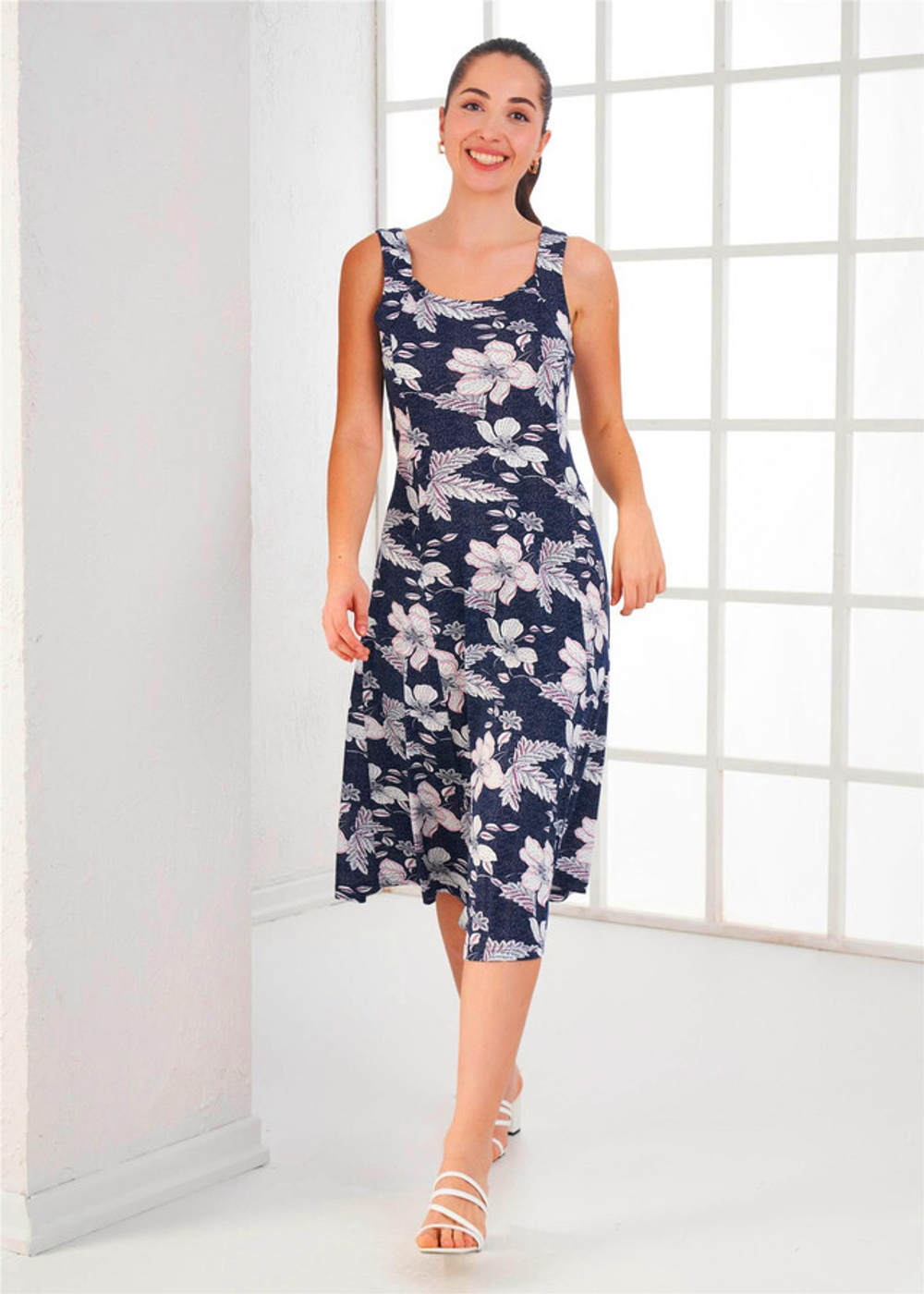 RELAX MODE / Платье женское летнее повседневное хлопок модал - 45376