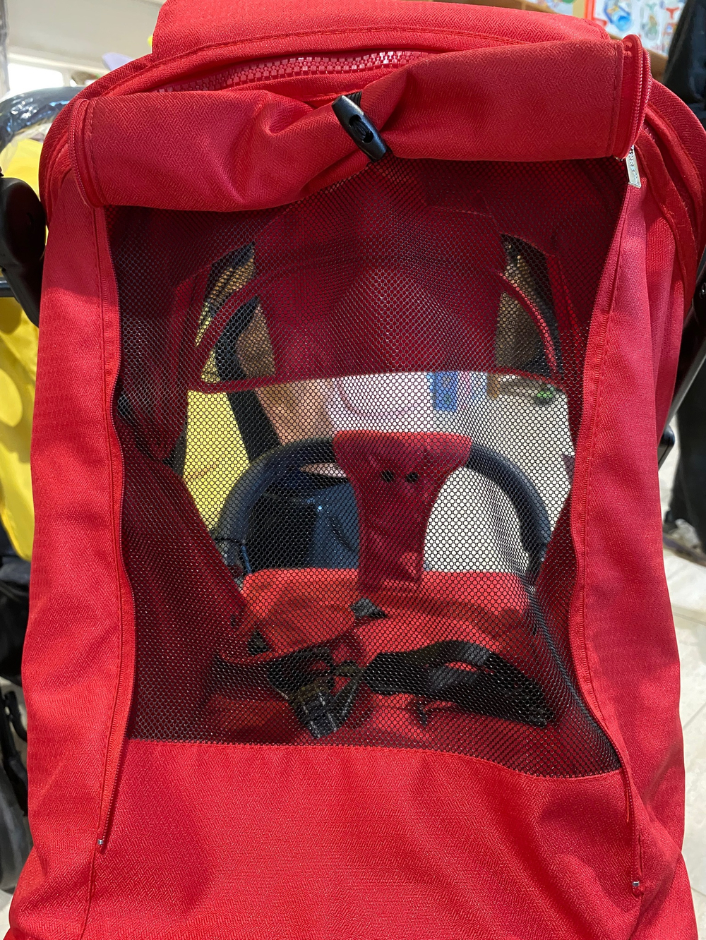 Коляска прогулочная Babalo 2023 Красный черная рама