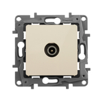 Розетка TV (телевизионная) проходная - слоновая кость ETIKA Legrand