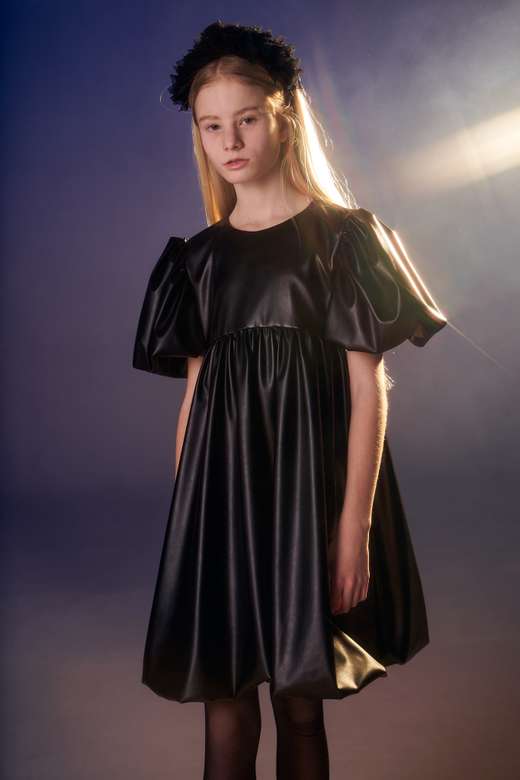 Платье-баллон ЭКО-КОЖА