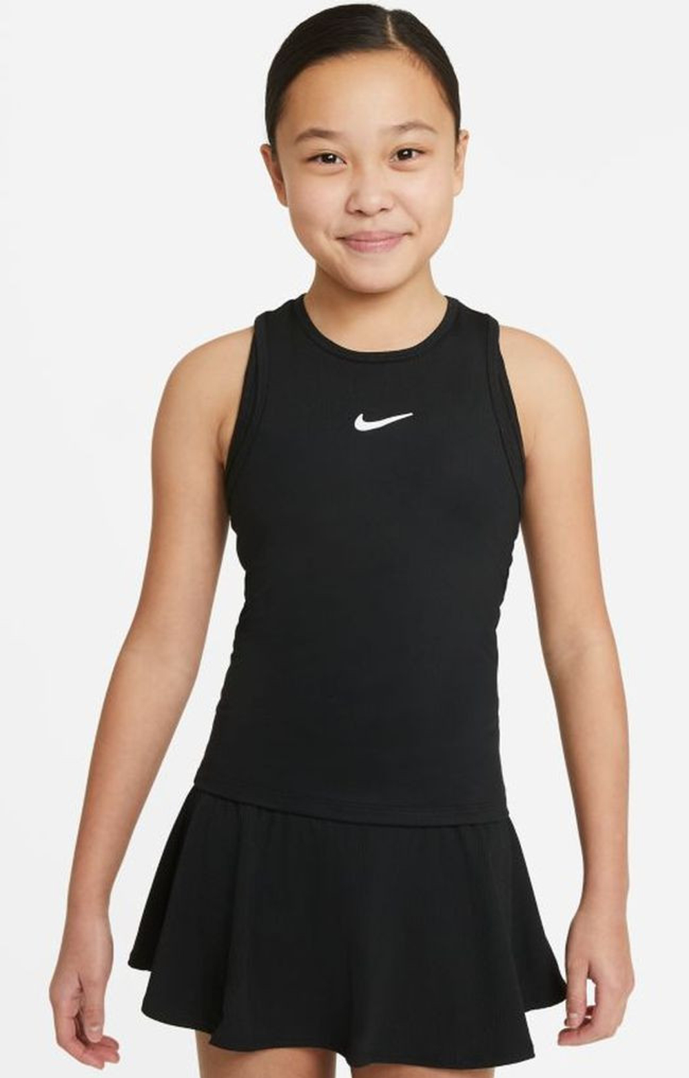 Футболка для девочки теннисная Nike Court Dri-Fit Victory Tank G - черный