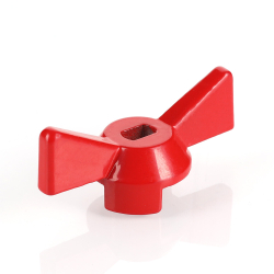 Ручка-бабочка для крана, 1/2"-3/4" красная