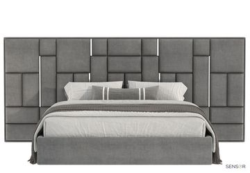 Кровать Риконта с широким изголовьем