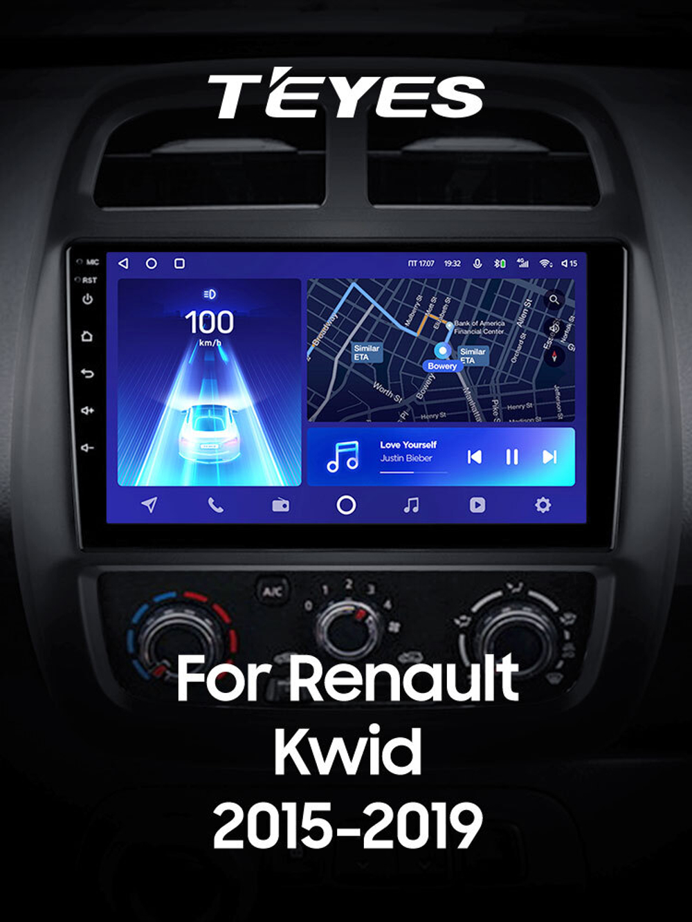 Teyes CC2 Plus 9"для Renault Kwid 2015-2019