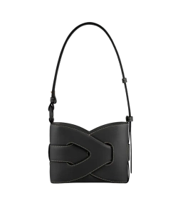 POLENE СУМКА NODDE, ЧЕРНЫЙ/БЕЛЫЙ